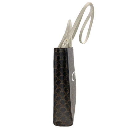 CELINE Vertical Cabas Triomphe 2WAY Handbag PVC Ladies [Used]