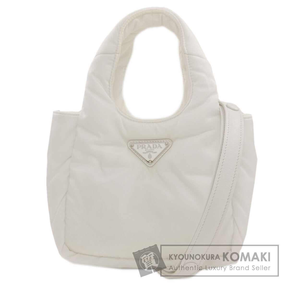 PRADA Logo Hardware 2WAY Handbag Nylon Ladies [Used]