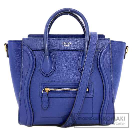 CELINE Luggage nano 2 WAY Handbag Calf Ladies [Used]