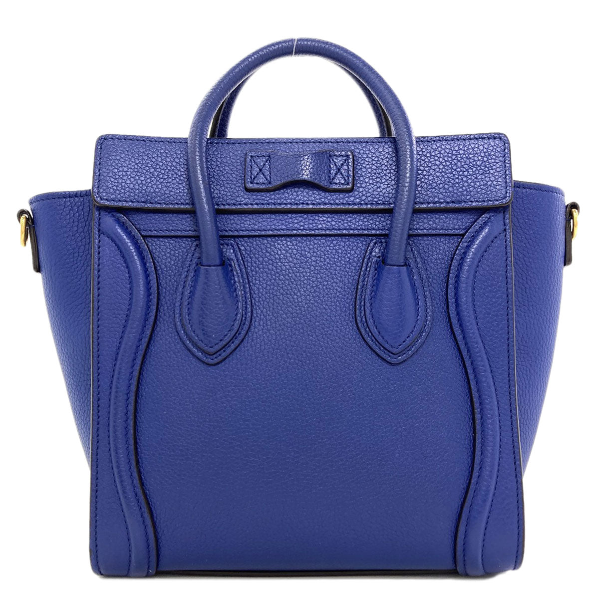 CELINE Luggage nano 2 WAY Handbag Calf Ladies [Used]