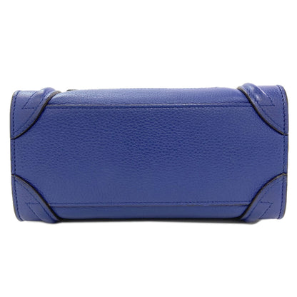 CELINE Luggage nano 2 WAY Handbag Calf Ladies [Used]