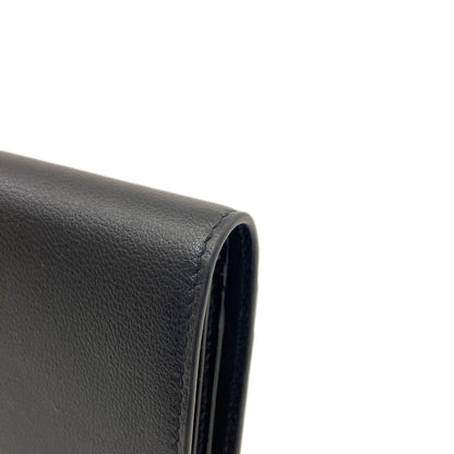 BALENCIAGA 810901 logo Bifold Wallet with Coin Pocket Leather Ladies [Used]