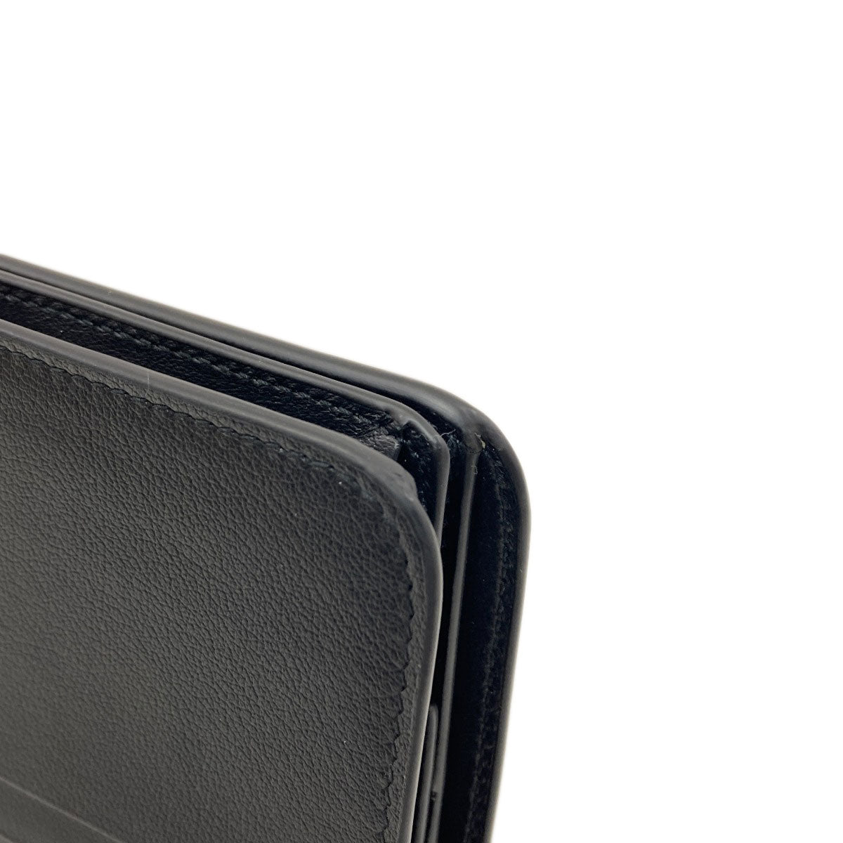 BALENCIAGA 810901 logo Bifold Wallet with Coin Pocket Leather Ladies [Used]