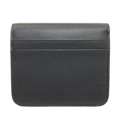 BALENCIAGA 810901 logo Bifold Wallet with Coin Pocket Leather Ladies [Used]