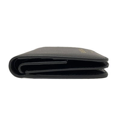 BALENCIAGA 810901 logo Bifold Wallet with Coin Pocket Leather Ladies [Used]