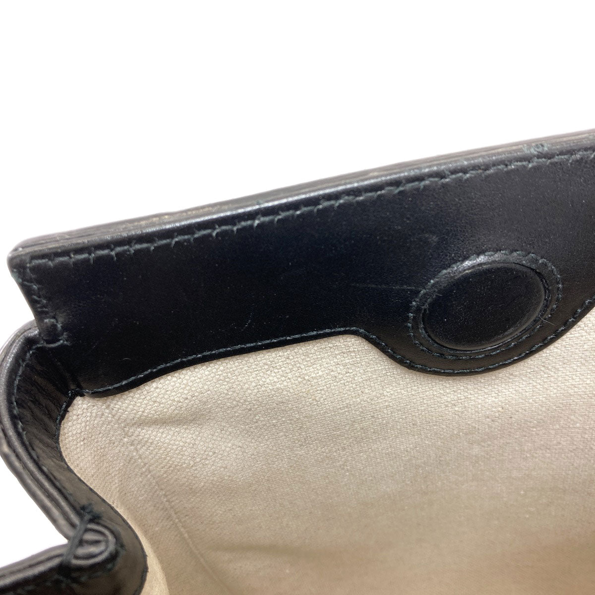 GUCCI 696010 GG Embossed Mini 2WAY Handbag Calf Ladies [Used]