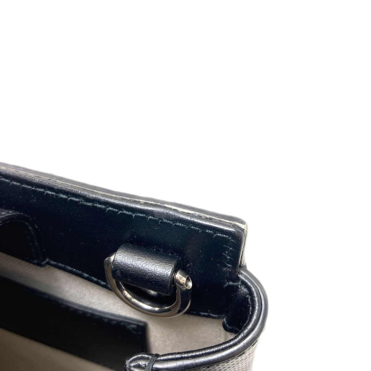 GUCCI 696010 GG Embossed Mini 2WAY Handbag Calf Ladies [Used]
