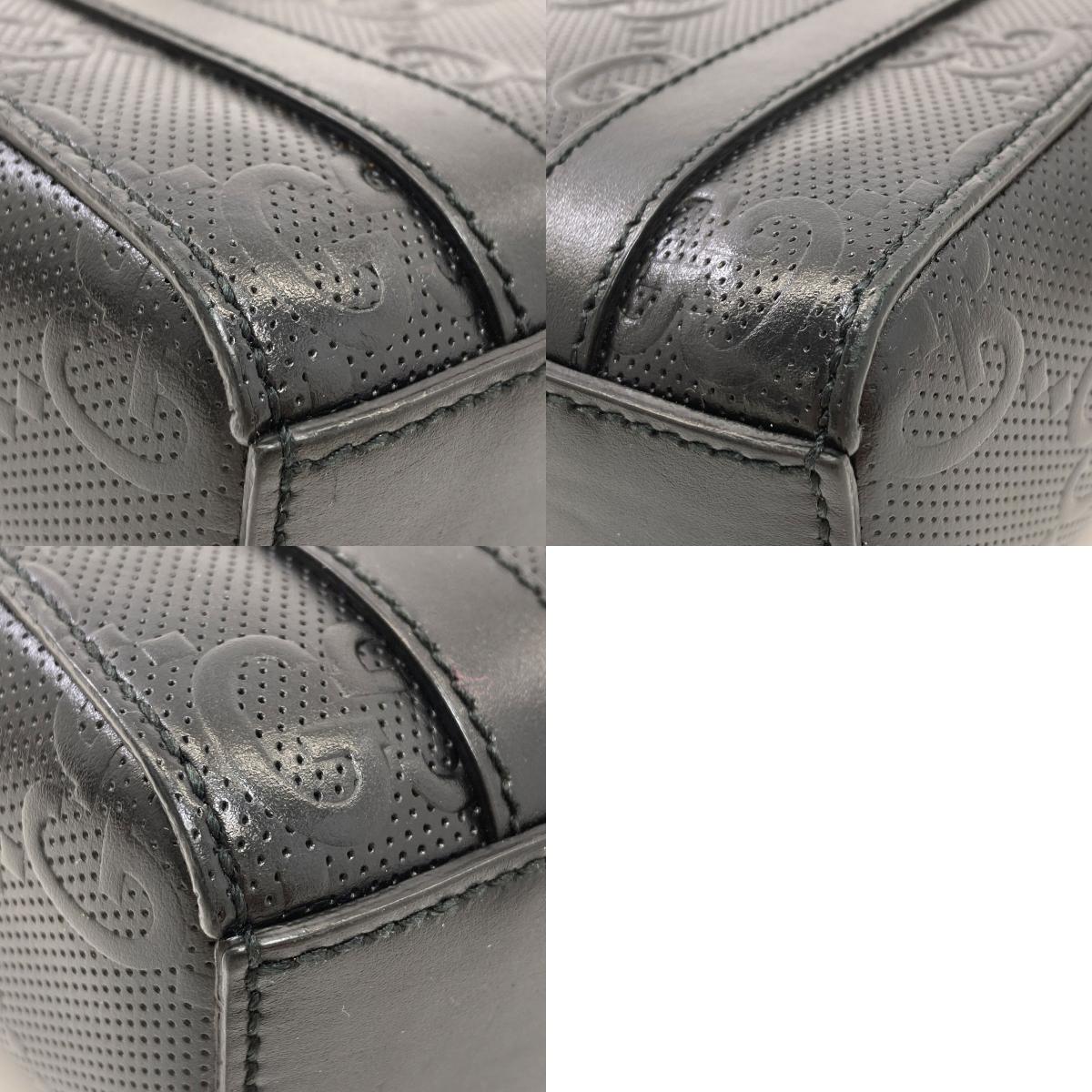 GUCCI 696010 GG Embossed Mini 2WAY Handbag Calf Ladies [Used]