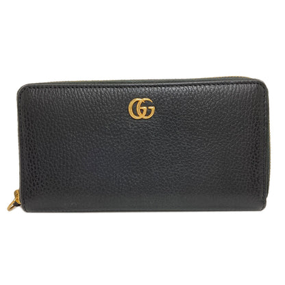 GUCCI 456117 Double G Long wallet (with coin pocket) Leather Ladies [Used]