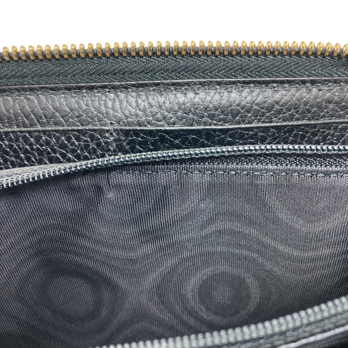 GUCCI 456117 Double G Long wallet (with coin pocket) Leather Ladies [Used]