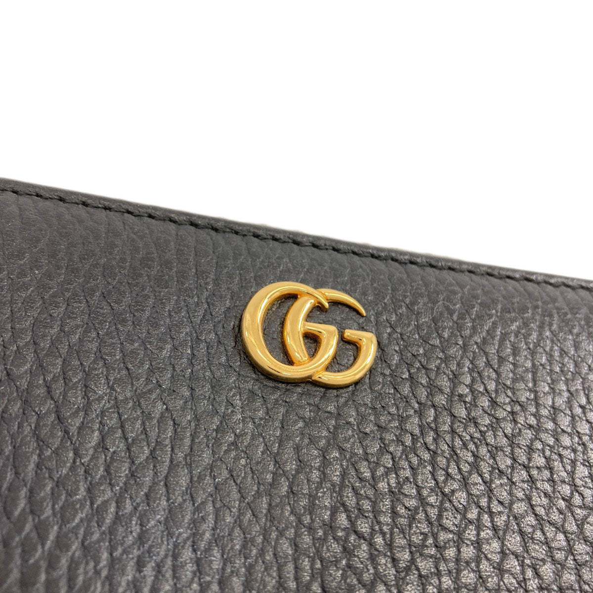 GUCCI 456117 Double G Long wallet (with coin pocket) Leather Ladies [Used]