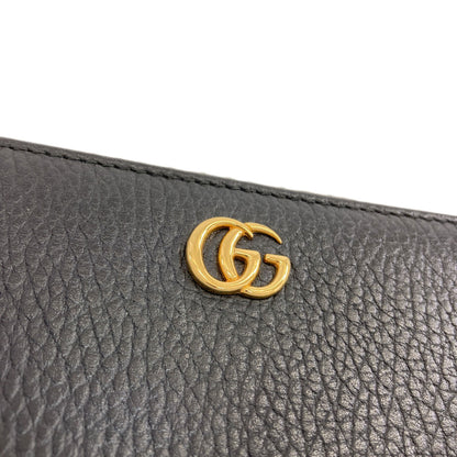 GUCCI 456117 Double G Long wallet (with coin pocket) Leather Ladies [Used]