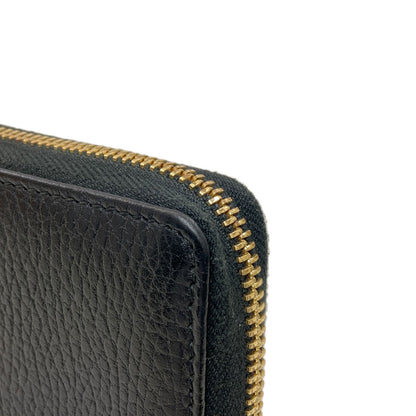 GUCCI 456117 Double G Long wallet (with coin pocket) Leather Ladies [Used]