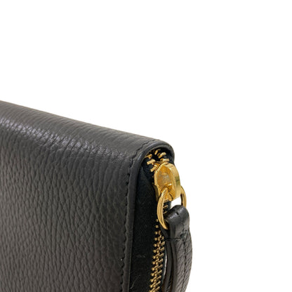 GUCCI 456117 Double G Long wallet (with coin pocket) Leather Ladies [Used]