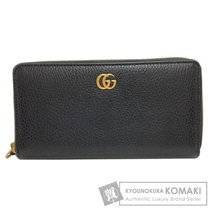 GUCCI 456117 Double G Long wallet (with coin pocket) Leather Ladies [Used]
