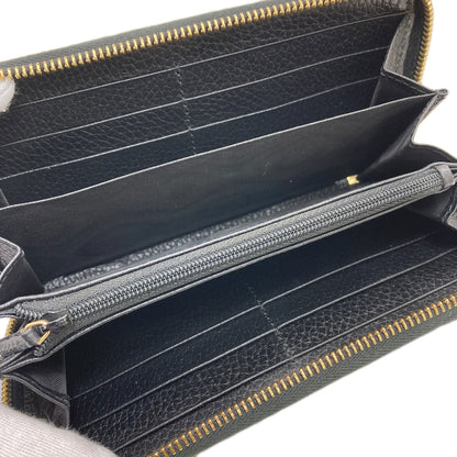 GUCCI 456117 Double G Long wallet (with coin pocket) Leather Ladies [Used]