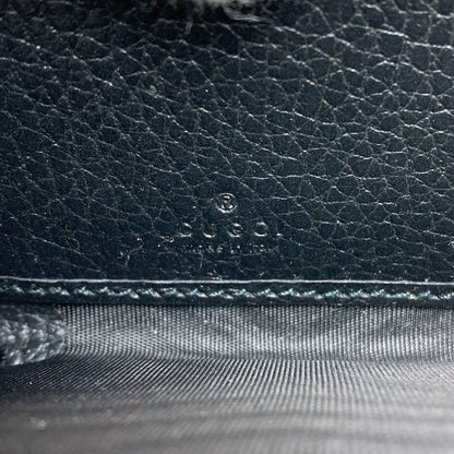 GUCCI 456117 Double G Long wallet (with coin pocket) Leather Ladies [Used]