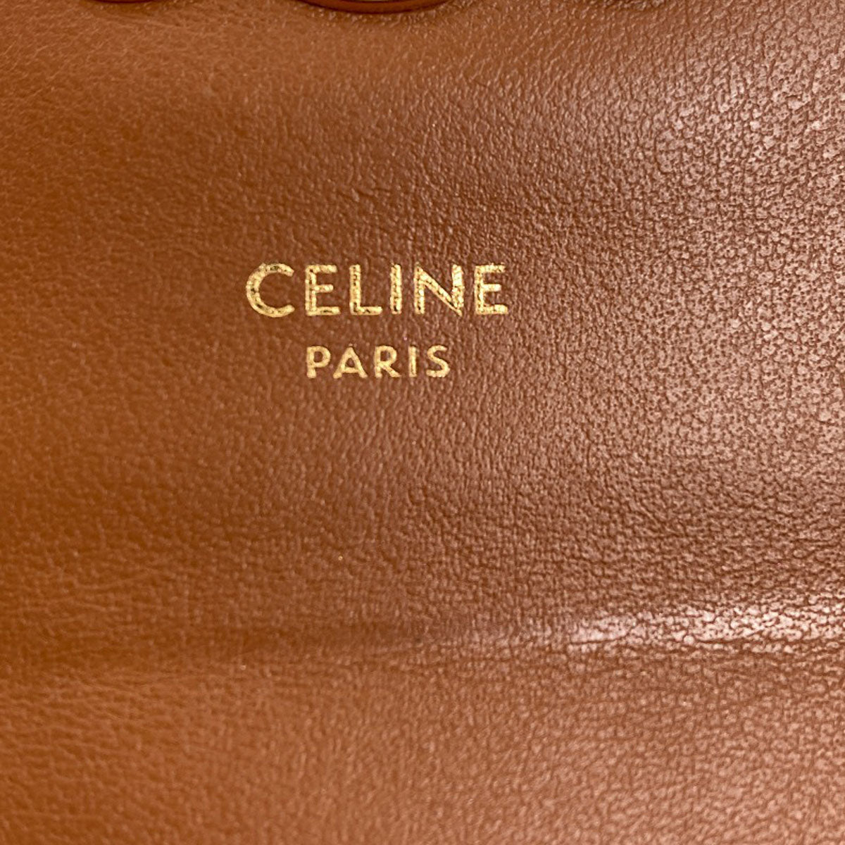 CELINE Triomphe Flap Tri-fold Bifold Wallet with Coin Pocket PVC Ladies [Used]
