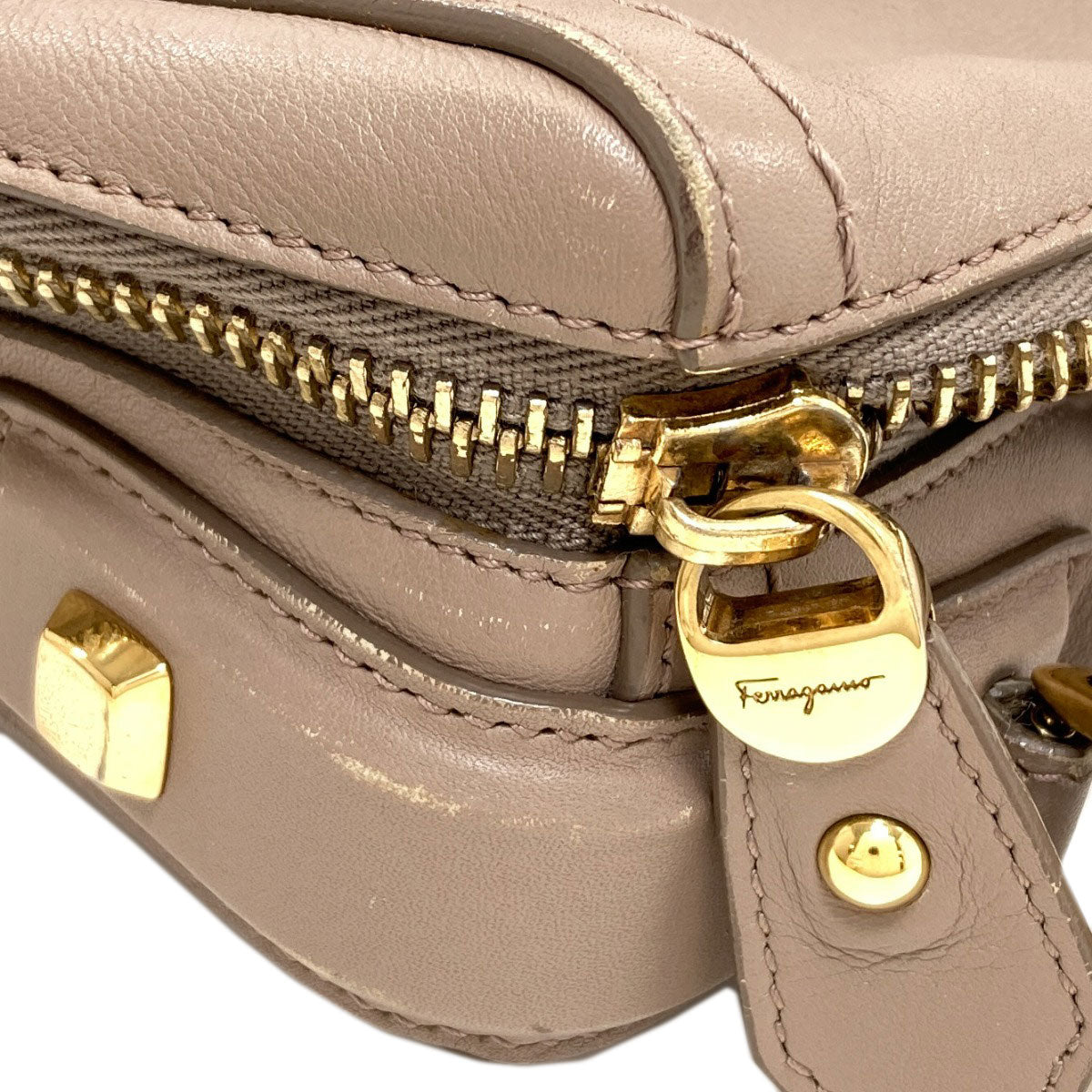 Salvatore Ferragamo 2WAY Handbag Leather Ladies [Used]