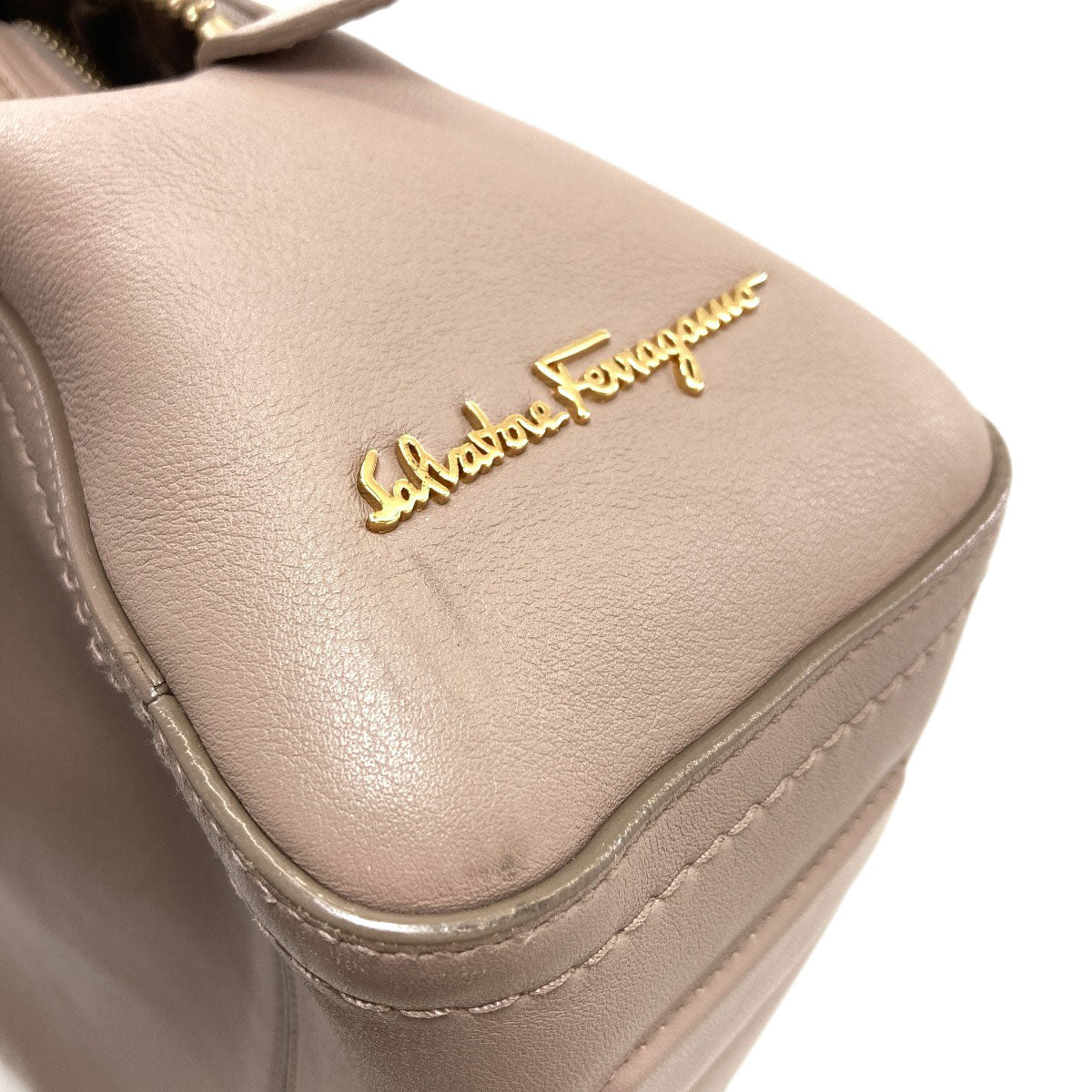 Salvatore Ferragamo 2WAY Handbag Leather Ladies [Used]