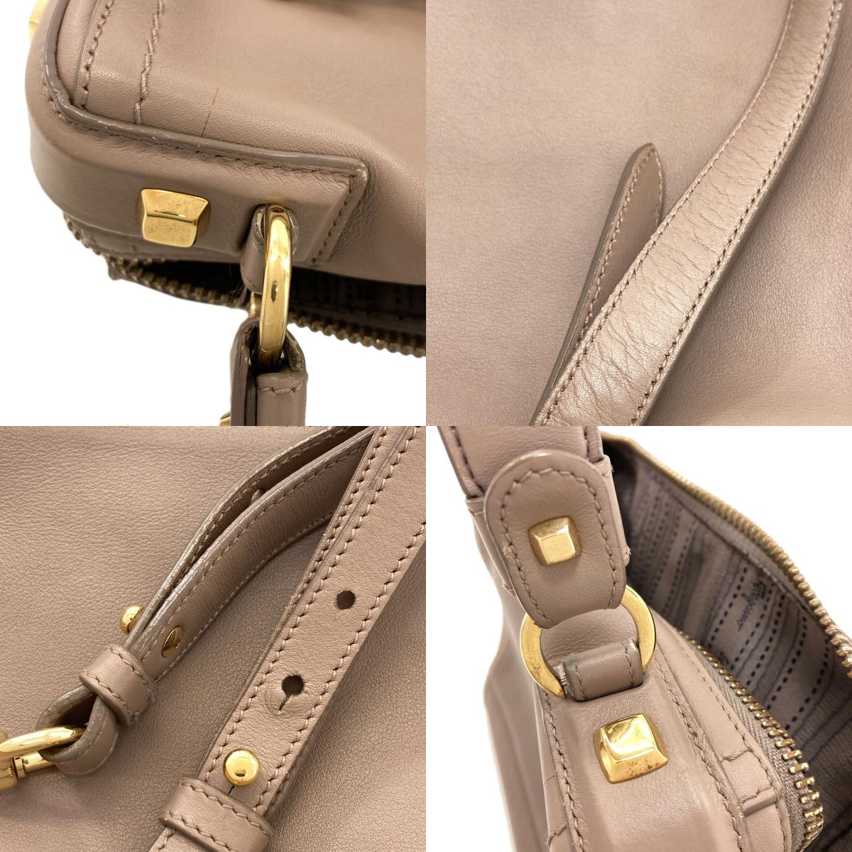 Salvatore Ferragamo 2WAY Handbag Leather Ladies [Used]