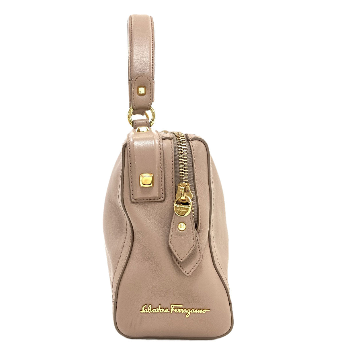 Salvatore Ferragamo 2WAY Handbag Leather Ladies [Used]
