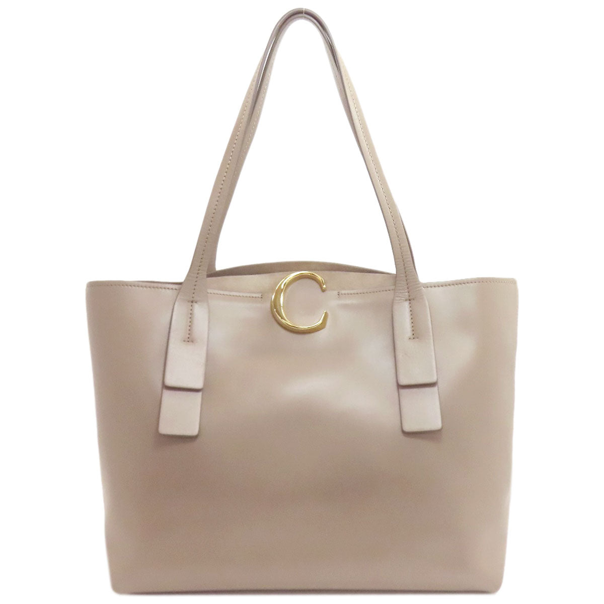 CHLOE C logo Tote Bag Leather Ladies [Used]