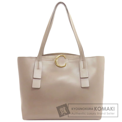 CHLOE C logo Tote Bag Leather Ladies [Used]