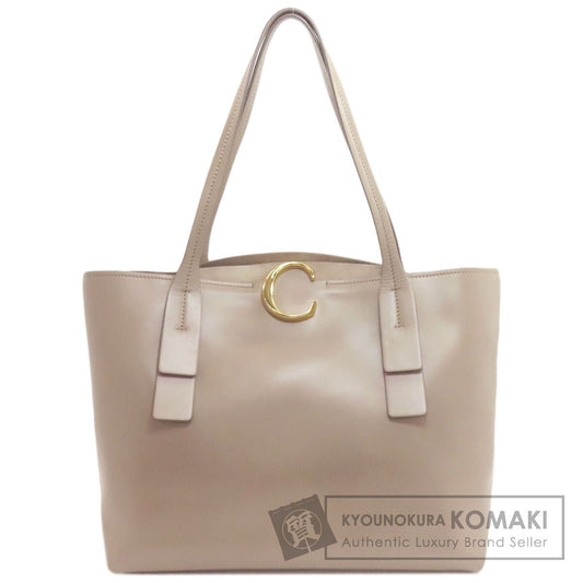 CHLOE C logo Tote Bag Leather Ladies [Used]