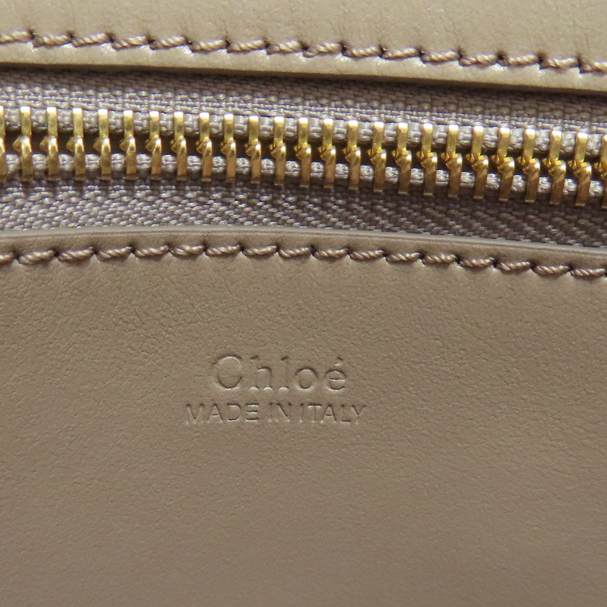 CHLOE C logo Tote Bag Leather Ladies [Used]