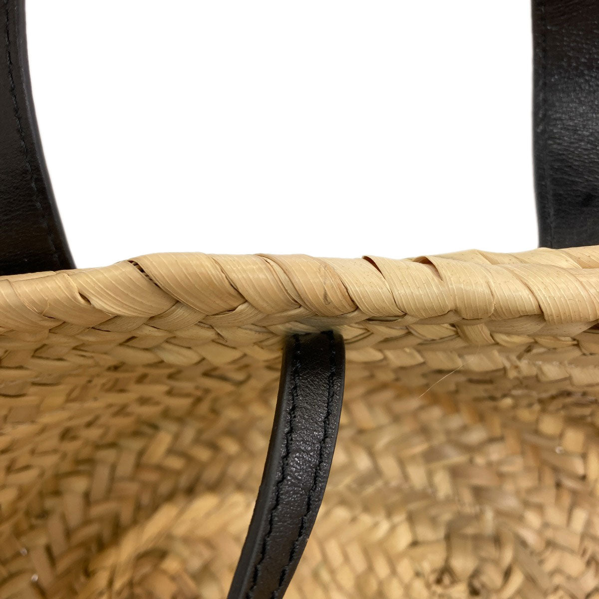 CHLOE Sense Small Basket 2WAY Handbag Raffia Ladies [Used]
