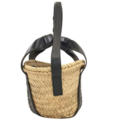 CHLOE Sense Small Basket 2WAY Handbag Raffia Ladies [Used]