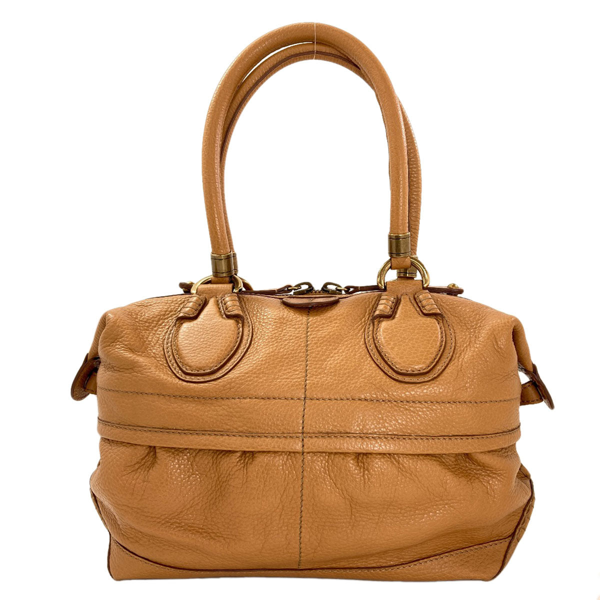 TODS Mini Boston Handbag Leather Ladies [Used]