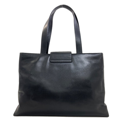 BVLGARI logo Handbag Leather Ladies [Used]