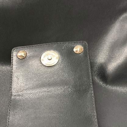 BVLGARI logo Handbag Leather Ladies [Used]
