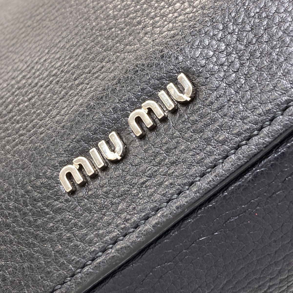 MIUMIU Long shoulder Shoulder Bag Leather Ladies [Used]