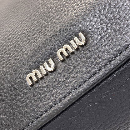 MIUMIU Long shoulder Shoulder Bag Leather Ladies [Used]