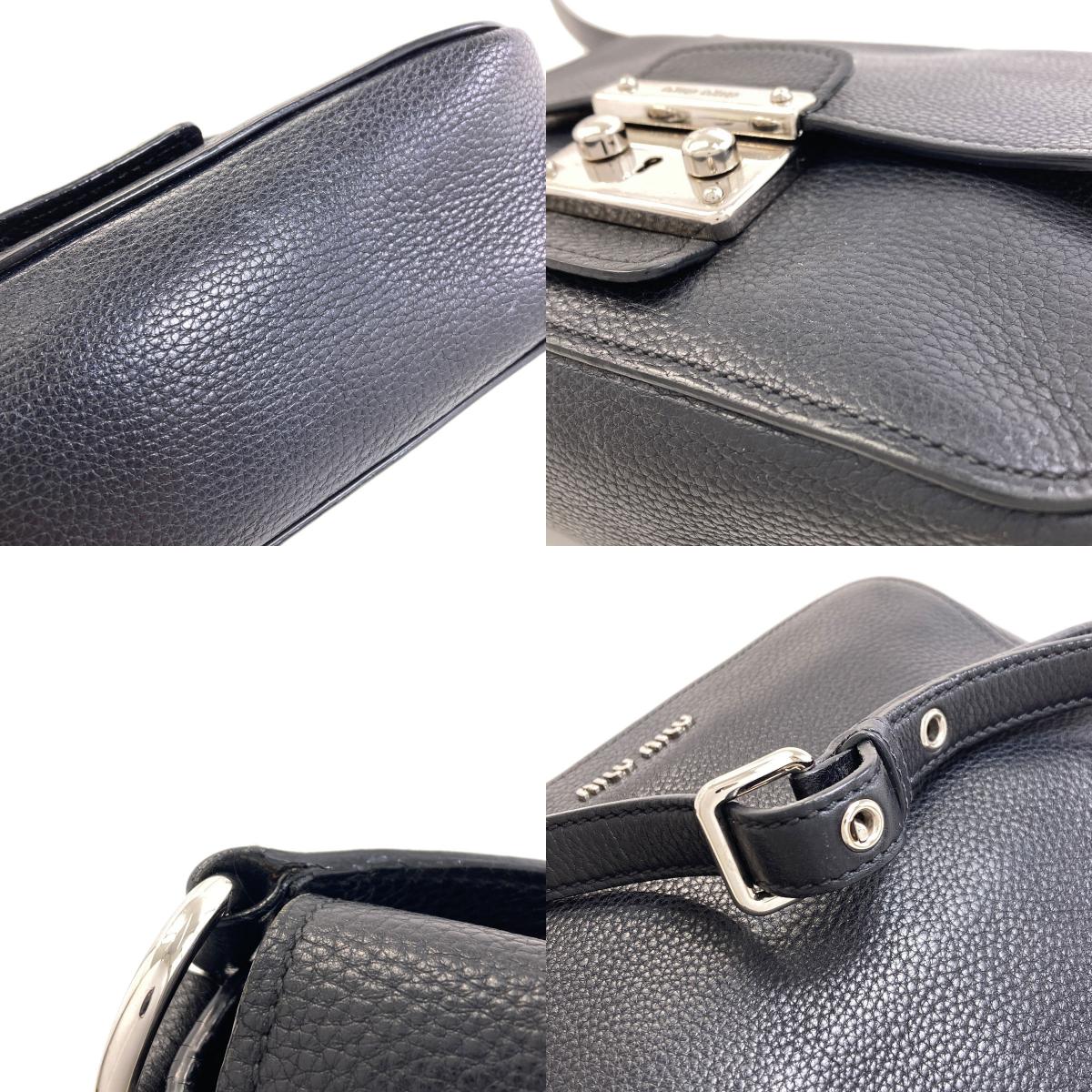 MIUMIU Long shoulder Shoulder Bag Leather Ladies [Used]