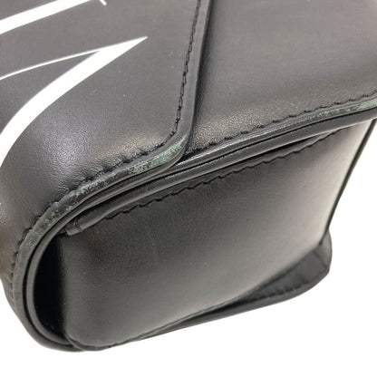 VALENTINO VLTN logo Shoulder Bag Leather Ladies [Used]