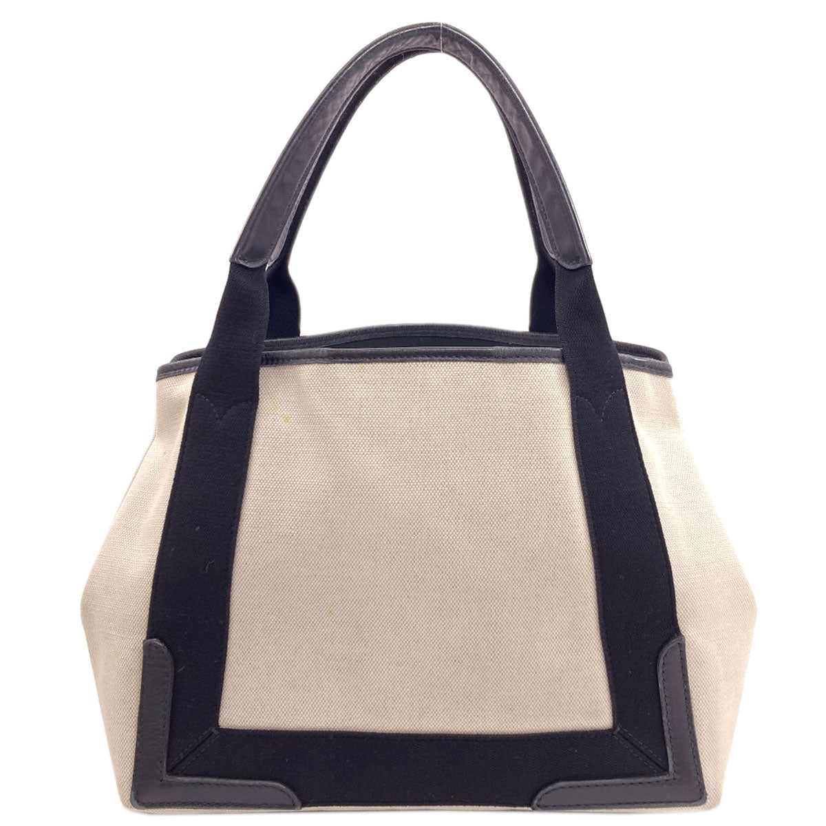BALENCIAGA 339933 NAVY CABAS S Handbag Canvas Ladies [Used]