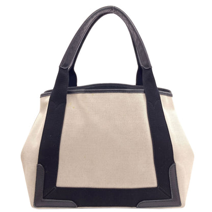 BALENCIAGA 339933 NAVY CABAS S Handbag Canvas Ladies [Used]