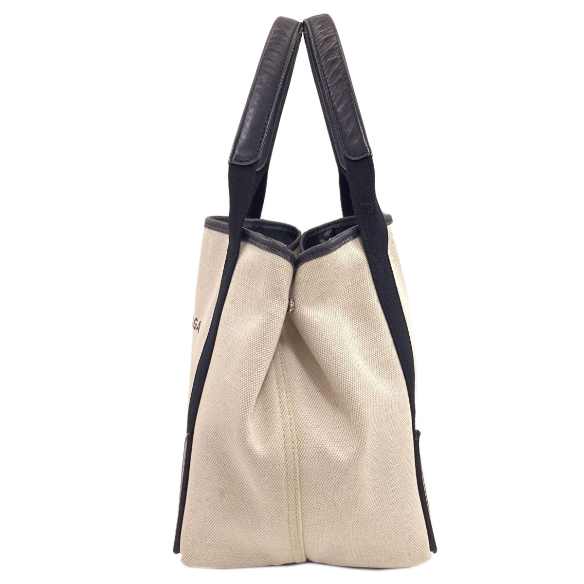 BALENCIAGA 339933 NAVY CABAS S Handbag Canvas Ladies [Used]