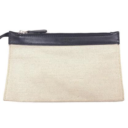 BALENCIAGA 339933 NAVY CABAS S Handbag Canvas Ladies [Used]