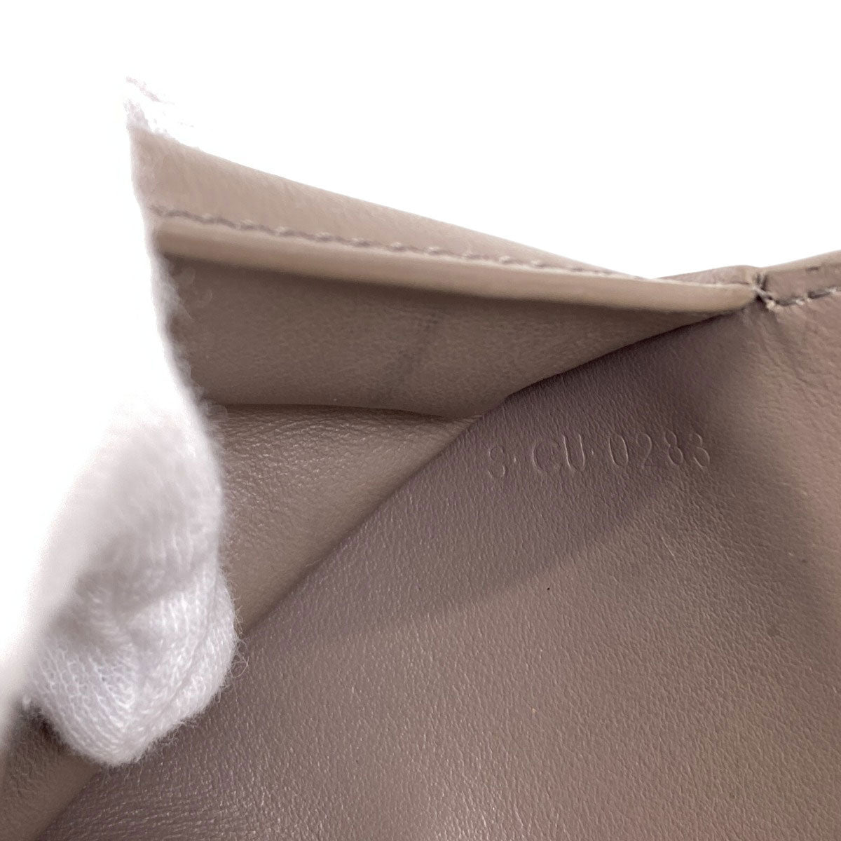 CELINE Triomphe Flap Tri-fold Bifold Wallet with Coin Pocket Calf Ladies [Used]