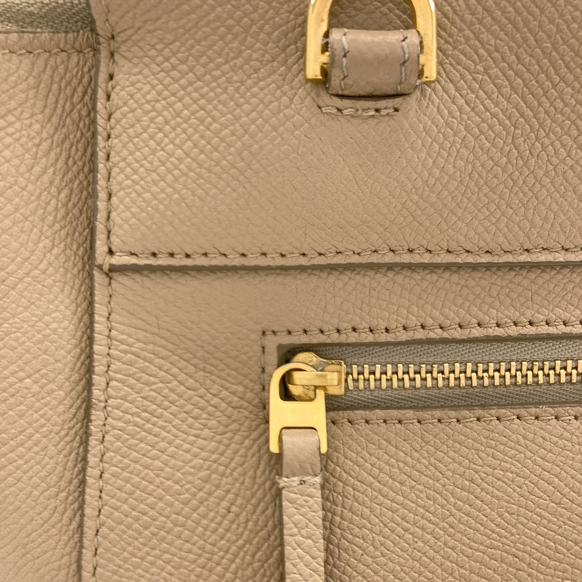CELINE Micro belt bag 2WAY Handbag Calf Ladies [Used]
