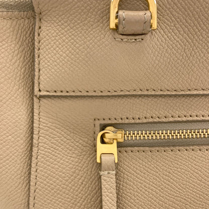 CELINE Micro belt bag 2WAY Handbag Calf Ladies [Used]