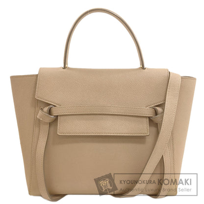 CELINE Micro belt bag 2WAY Handbag Calf Ladies [Used]