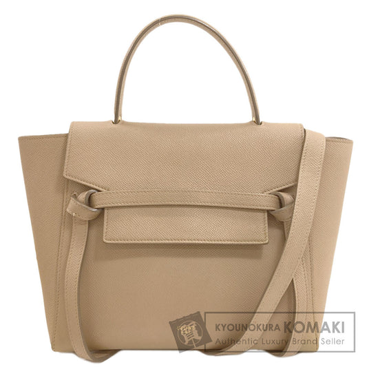 CELINE Micro belt bag 2WAY Handbag Calf Ladies [Used]