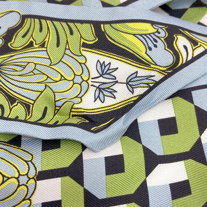 PRADA Printed Silk Twill Skinny Scarf Scarf Silk Ladies [Used]