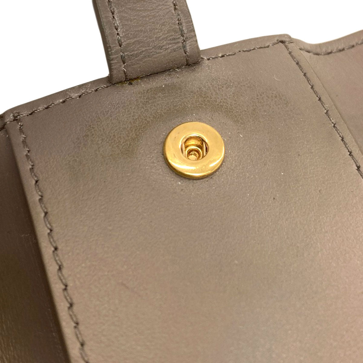 CELINE Triomphe key holder Calf Ladies [Used]